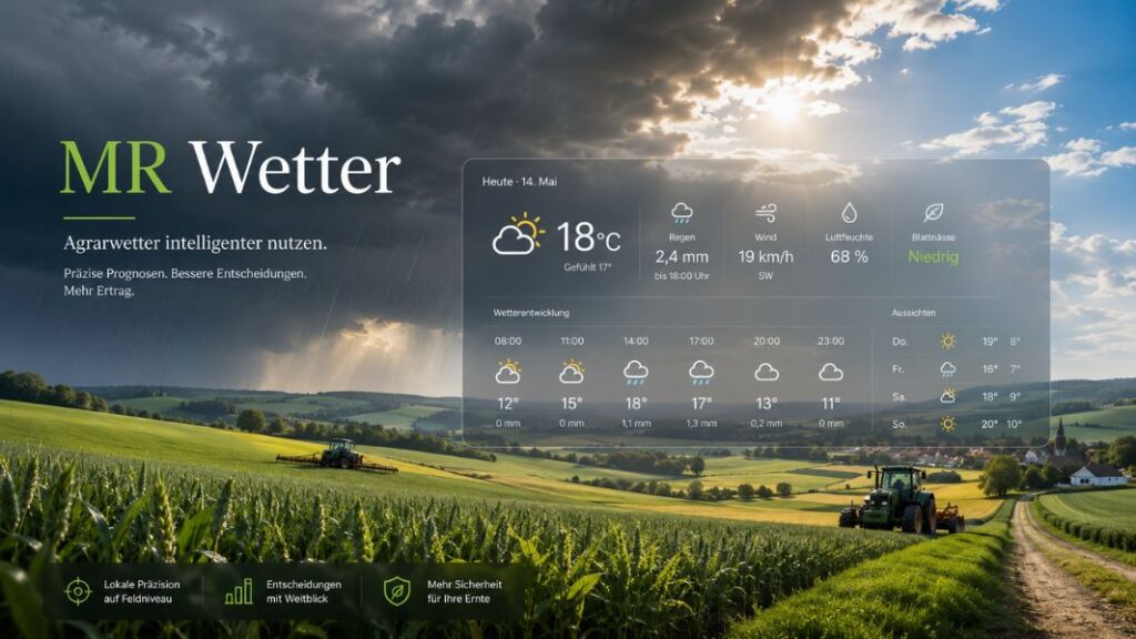 MR Wetter: Zuverlässige Wetterinformationen für Landwirtschaft, Planung und Alltag MR Wetter