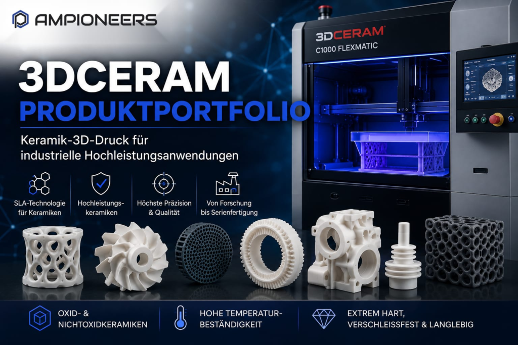 3DCeram Produktportfolio 3DCeram Produktportfolio