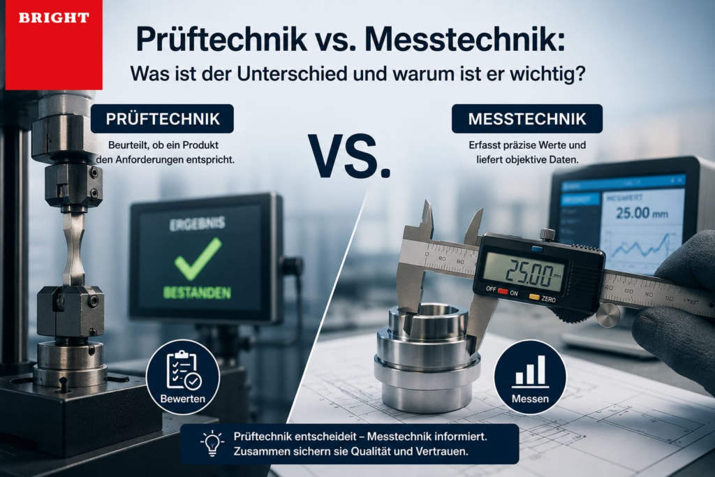 Prüftechnik vs. Messtechnik