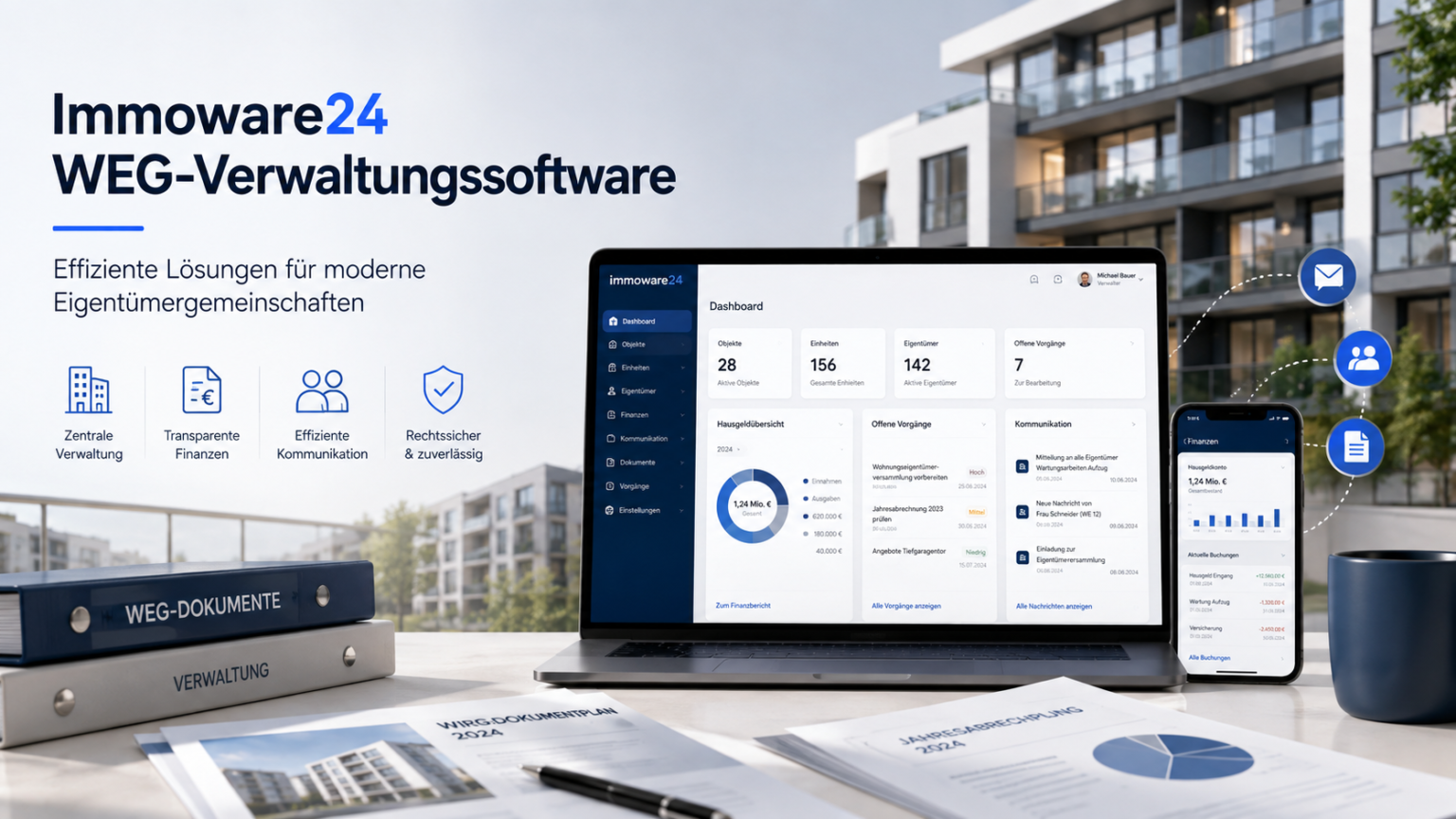 Immoware24 WEG-Verwaltungssoftware: Effiziente Lösungen für moderne Eigentümergemeinschaften Immoware24 WEG-Verwaltungssoftware